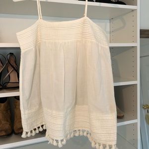 Breezy boho top with tassels